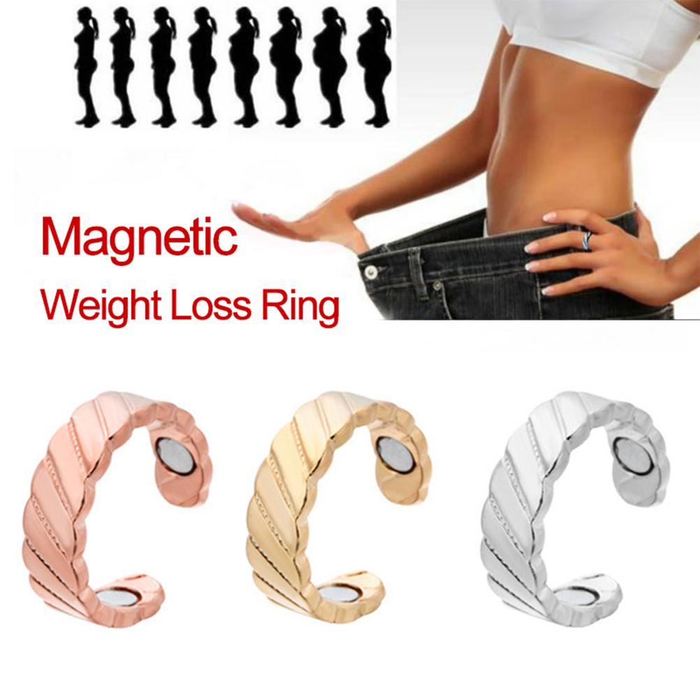 Кольцо с плетеным узором, магнитное оздоровительное кольцо, магнитное открытое кольцо для похудения пальца